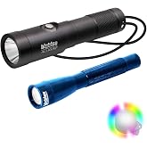 Bigblue AL1300NP and AL250 Dive Light Combo Pack with 8-Color Easy Clip