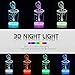 YOUNSH Ballet Lamp, Girls Night Light Bedside Lamp 16 Color Changing with Smart Touch & Remote Control for Kids Lamps Princess Bedroom Decor as Birthday Gifts Idea for Girls