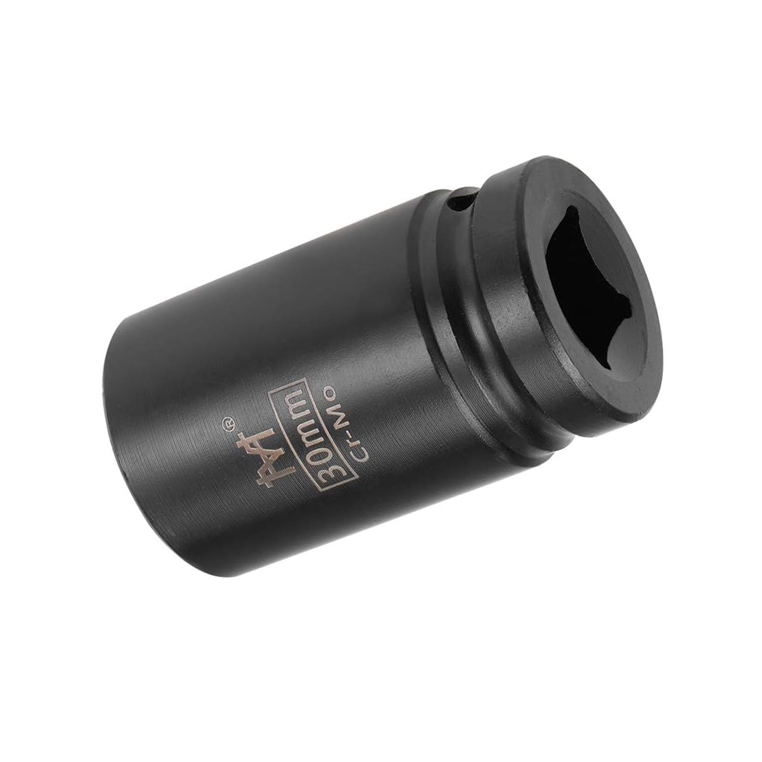Unifizz 3/4 Inch Drive - 30mm Deep Impact Socket with 6 Point Design, Heat-Treated Cr-V Steel 78mm Length, Metric Sizes