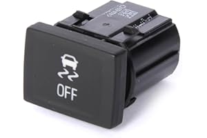GM Genuine Parts 25802919 Jet Black Electronic Traction Control and Vehicle Stabilization Switch