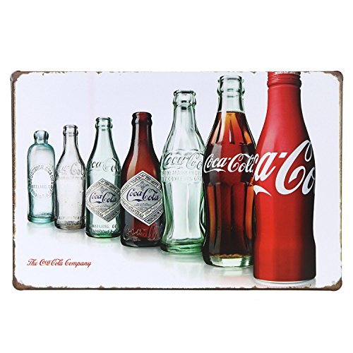 Uniquelover coca cola bottle evolution 2, retro vintage…