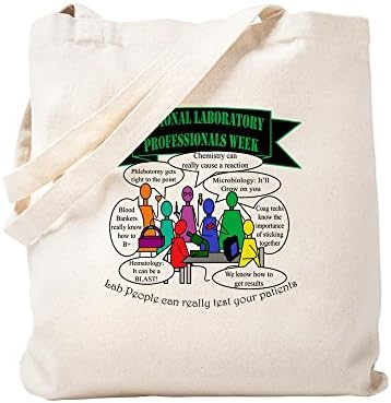 CafePress National Laboratory Week Natural Canvas Tote Bag, Reusable Shopping Bag