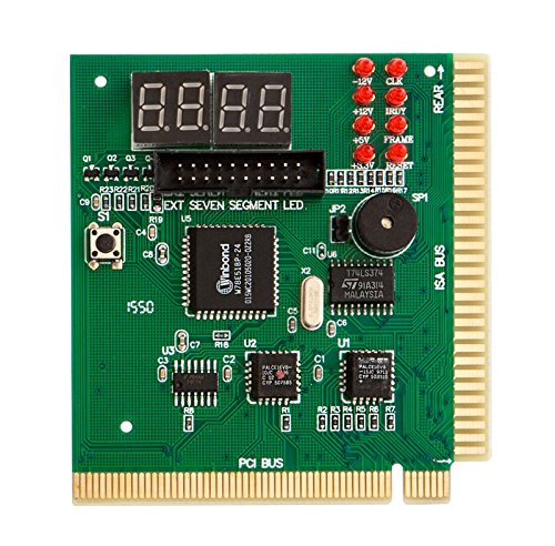 Kingwin PC Computer Motherboard Analyzer Kit [Digital PCI & ISA PC SDRAM NA Motherboard]. 4 Digit PCI & ISA PC Tester, Diagnostic Debug Post Card External Display (CMBA-4) - Thumbnail 6