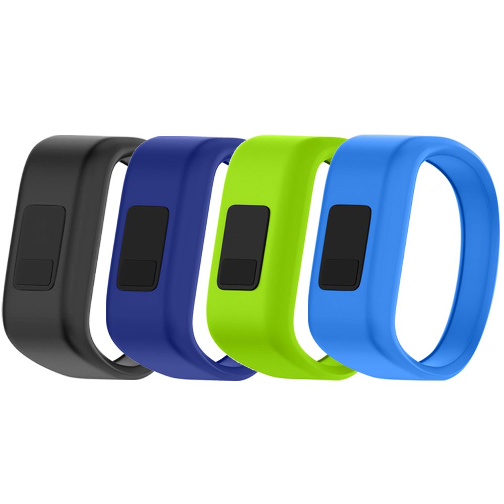 Photo 1 of Band for Garmin Vivofit Jr/Vivofit Jr. 2, Soft Silicone Replacement Watch Band Strap for Garmin Vivofit Jr/Vivofit Jr. 2 Activity Tracker, Small, Large