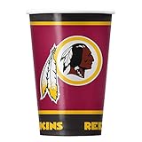 NFL Washington Redskins Disposable Paper Cups (20-Pack)