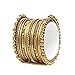 Latest Bollywood Designer Gold Tone Bangles Set Bracelet Indian Partywear Jewelry (2.8)