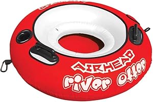 AIRHEAD River Otter Tube, 1 Person Lake Float and River Tube for Floating, Multiple Colors Available
