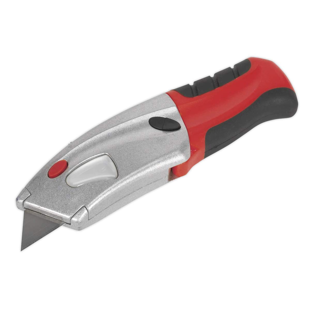 Sealey AK8603 Quick Change Retractable Blade Utility Knife, Multicolor