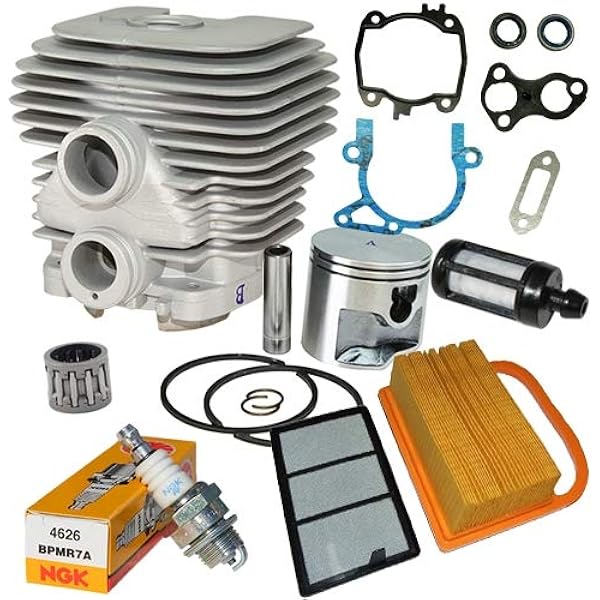 Chainsaws Tools Nikasil Plated Cylinder Piston Ring Kit For Stihl TS410