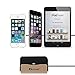 iPhone Charger Dock,BAVIER iPhone Desk Charger,Charge and Sync Stand for iPhone 7 iPhone 6 iPhone 6s plus,iPhone Charger Station,Charge cradle,desktop iphone charger (golden)