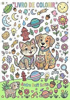 Livro 30 Super Desenhos de Colorir para Crianças: Desenhos Fáceis e Divertidos para Crianças de 3 a 6 Anos | Estimula a Criatividade e Coordenação Motora
