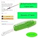 [2Pcs] Pet Hair Remove Brush, Car & Auto Detailing Portable Dogs Cats Hair&Lint Remover Rubber Massage for Furniture, Car Interiors, Carpet (Blue and Green)