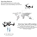 Teeggi FPV RC Drone with Camera Live Video, VISUO XS809HW WiFi Quadcopter with 720P HD 2MP 120° Wide-Angle Camera for Kids & Beginners, Altitude Hold, Headless Mode, One Key Return, APP Control Toys