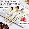 Gold-Cutlery-Set-Elegant-Life-24-Piece-Flatware-Set-Stainless-Steel-Silverware-Sets-Mirror-Polishing-Tableware-Sets-Multipurpose-Use-for-Home-and-Kitchen-for-6-Gift-Box-Gold Gold Cutlery Set, Elegant Life 24-Piece Flatware Set, Stainless Steel Silverware Sets, Mirror Polishing Tableware Sets, Multipurpose Use for Home and Kitchen for 6, Gift Box (Gold)