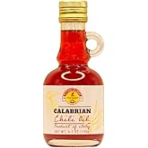 TuttoCalabria, Calabrian Chili Pepper Infused Oil, Calabrian Peppers infused with 100% Extra Virgin Olive Oil, 200 ml 6.7 oz