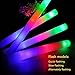 Liferry Foam Glow Sticks 100 Pack,3 Modes Flashing LED Light Sticks - Glow in The Dark Party Supplies Parties,Weddings,Concerts,Christmas,Halloween