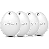 Air Tracker Tags-4 Pack for Apple Find My (iOS Only), Official MFi Certified, Smart Bluetooth Key Finder, Tracking Device for iPhone, Mini Finder Locator for Luggage, Backpack, Wallet, Bags, eBike