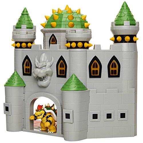 Super Mario Nintendo Deluxe Bowser's Castle Playset with 2.5
