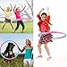 SKL Hula Hoop for Kids Adults 25.6-29.5 Inch Detachable Size Adjustable Design Kids Hula Hoop
