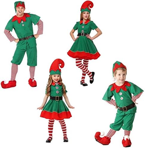 Zollzirr Festival Adult And Children Holiday Elf Costume Santa Claus Christmas Suit