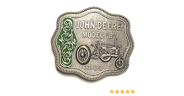 BELT BUCKLE MODEL B JOHN DEERE TRACTOR 