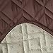 Ameritex Couch Sofa Slipcover 100% Waterproof Nonslip Quilted Furniture Protector Slipcover for Dogs, Children, Pets Sofa Slipcover Machine Washable (Chocolate, 68