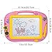 ikidsislands IKS88P [Travel Size] Color Magnetic Drawing Board for Kids, Doodle Board for Toddlers, Sketch Pad Toy for Little Girls (Pink)