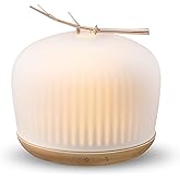 mimicat Quiet Aromatherapy Diffuser Glass: 230ML Ultrasonic Cool Mist Scent for Home with Night Light - Aesthetic for Women Girls
