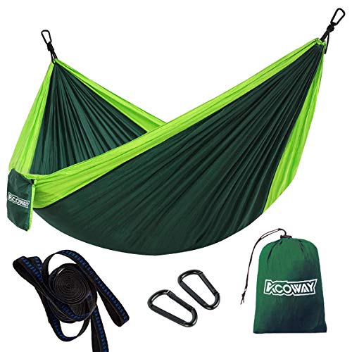 ACOWAY Hammock Camping Double, Hammock and Tree Straps, Travel