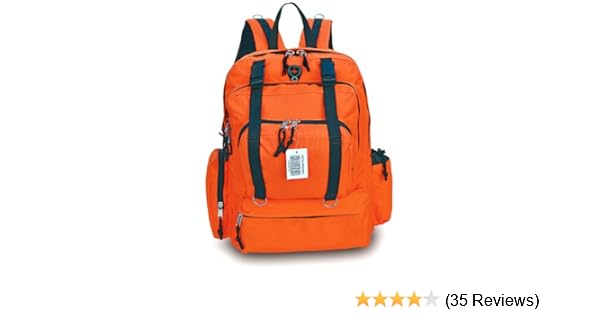 blaze orange backpack