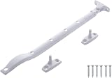 TERF 250mm Heavy Duty White Window Casement Stay Spoon Style 10 inch view 1