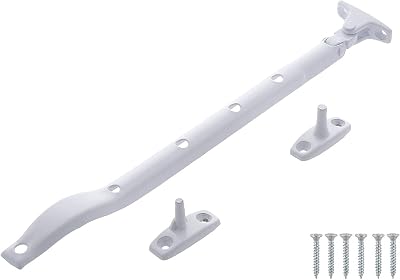 TERF 250mm Heavy Duty White Window Casement Stay Spoon Style 10 inch