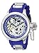 Invicta Men's 1089 Russian Diver Skeleton Watch With Blue Polyurethane Band