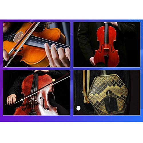 Rosin Natural for Violin Cello Viola Rosin Light Low Dust for Bows String Music Instrument Accessory Yellow with Case 3 Pack - Thumbnail 4