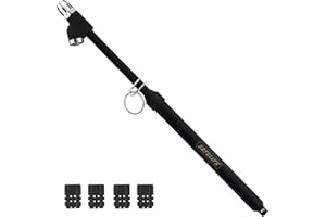 SAFELIFE Tire Pressure Gauge Heavy Duty Air Pressure Tire Gauge, Straight-on Foot Dual Head Chucks, Frosted Black, 10-150PSI 100-1000KPa for Semi Truck Car RV Van (1)