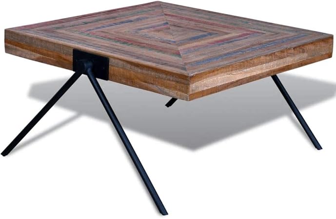 Mewmewcat Handmade Coffee Table V Shaped Legs 80 X 80 X 43 Cm