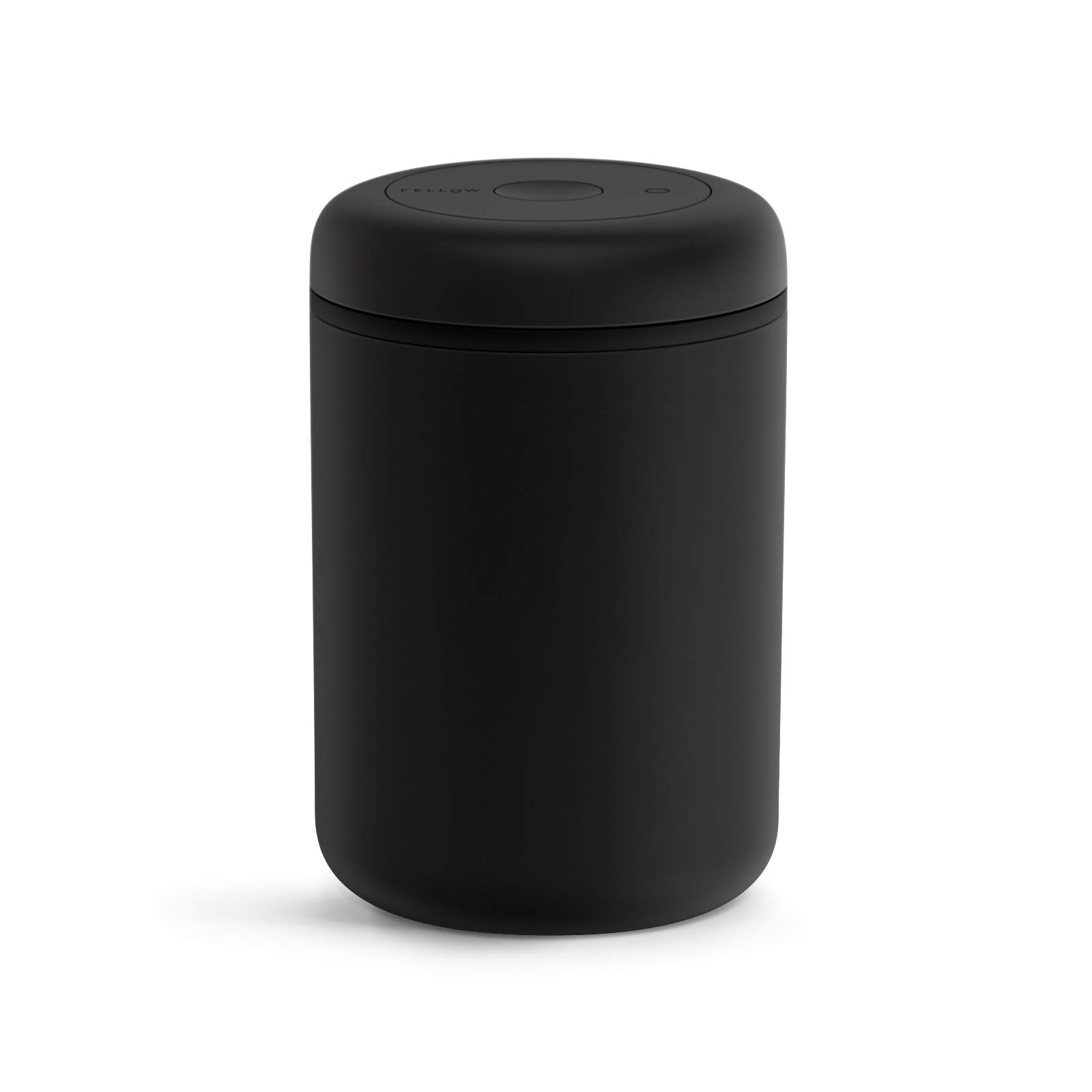 Fellow Atmos Vacuum Canister for Coffee & Food Storage - Airtight Sealed Container, Matte Black, Large Coffee Bean Storage, 1.2 Litre Jar
