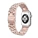 J&D [Luxury Series] 38mm Apple Watch Stainless Steel Replacement Strap with Metal Clasp Adapter for Apple Watch 38 mm Series 3 / 2 / 1