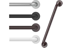 16 Inch Grab Bars for Wall Oil Brown, Safety Shower Grab Bars for Seniors Elderly Handicapped, Handicap Grab Bars for Shower with Concealed Screws, Tesuchan