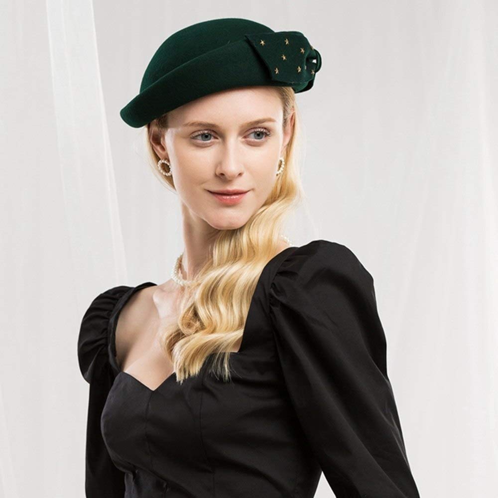 Women FADVES Fascinator Wedding Pillbox 