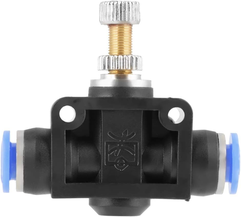FTVOGUE 10 pcs Pneumatic Flow Speed Valves 6mm Pneumatic Quick Controller Quick-Connect Pipe Throttle Valve Push Air Flow Control Valve - Image 5
