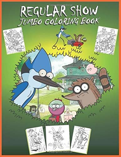 Regular Show Jumbo Coloring Book: Un show más