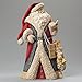 Enesco Heart of Christmas Masterpiece Santa with Compass Figurine, 12.2-Inch
