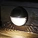 Kinna 4-Pack Brown Solar LED Fence Lights Waterproof Wall Mount Deck Warm White Lights