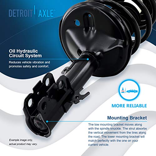 Detroit Axle 3.0L Front & Rear Complete Loaded Struts Sway Bar Links Check Vehicle Filter