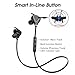 Bluetooth Headphones, Wireless Sports Running Headphones with Mic Lightweight Stereo Earbuds Magnetic Sweatproof In-Ear Earphones for Gym Work Out Compatible iPhone 7/7 Plus