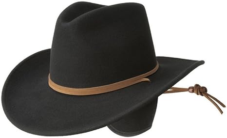 black outback hat
