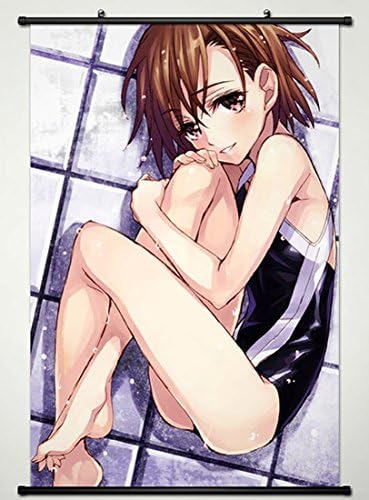 Wall Scroll Poster Fabric Painting For Anime Toaru Kagaku no Railgun Misaka Mikoto 223 L