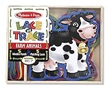 Toy Melissa & Doug Farm Animals Lace and Trace Panels Book