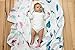 Ultra Soft Muslin Swaddle Blankets Butterflies by Margaux & May - 47 x 47 inch - Perfect Baby Shower Gift